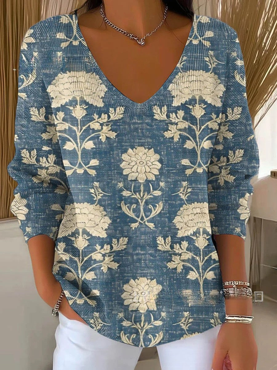 MP  – Pull avec décolleté en V