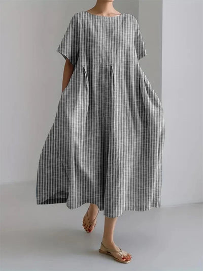 MP™ BIANCA | Robe Longue Décontractée avec Coupe Confortable et Style Rétro pour Tous les Jours
