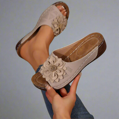Jolanda | Sandales Orthopédiques Élégantes avec Motif Floral