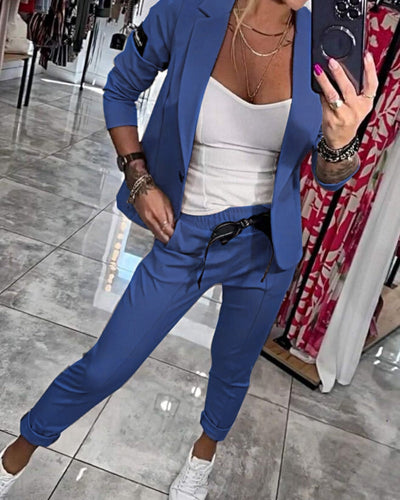 Malou - Ensemble top, veste et pantalon