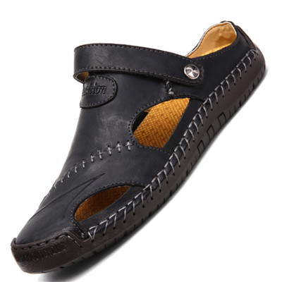 Sandales décontractées en cuir souple de qualité supérieure pour hommes - Fait main