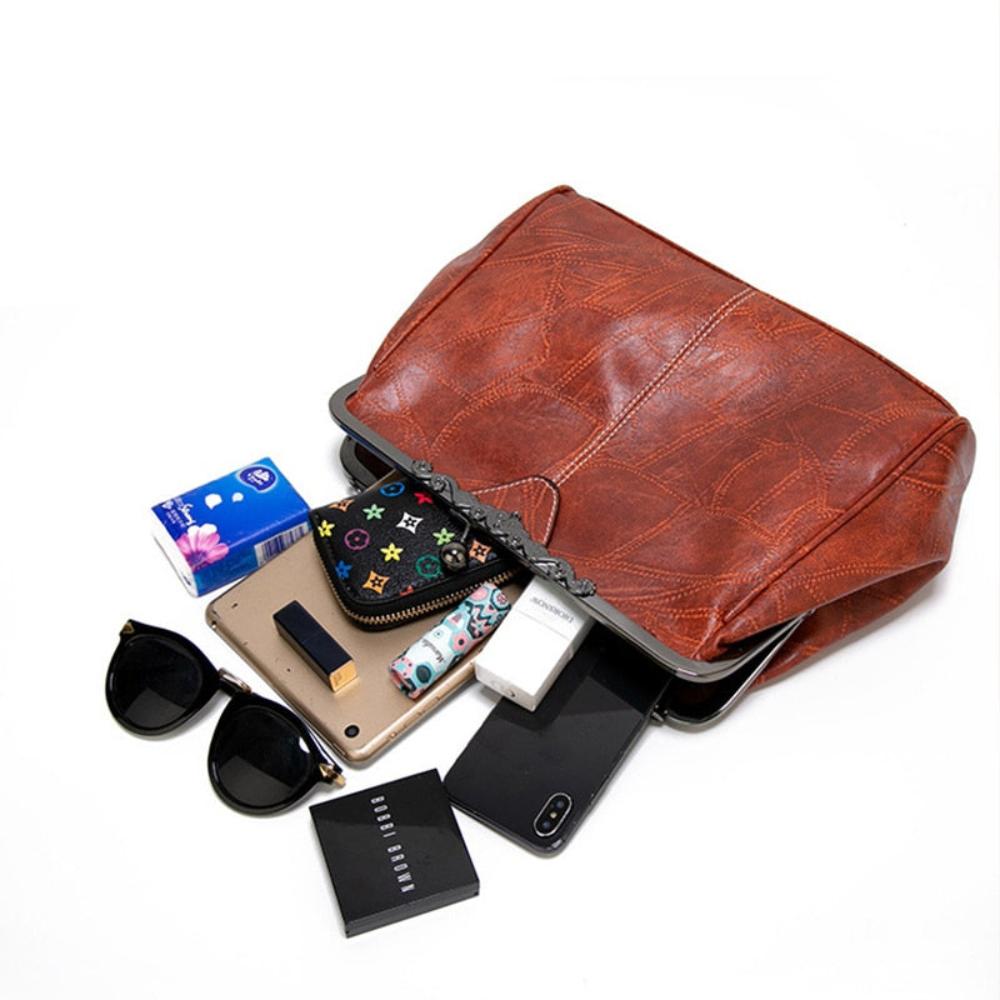 Sac Vintage avec Fermeture à Baiser