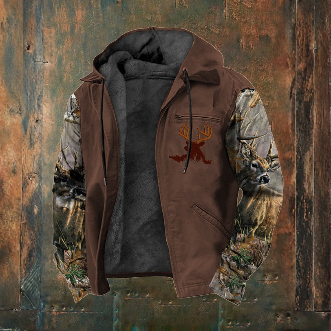 Veste-gilet zippée à capuche