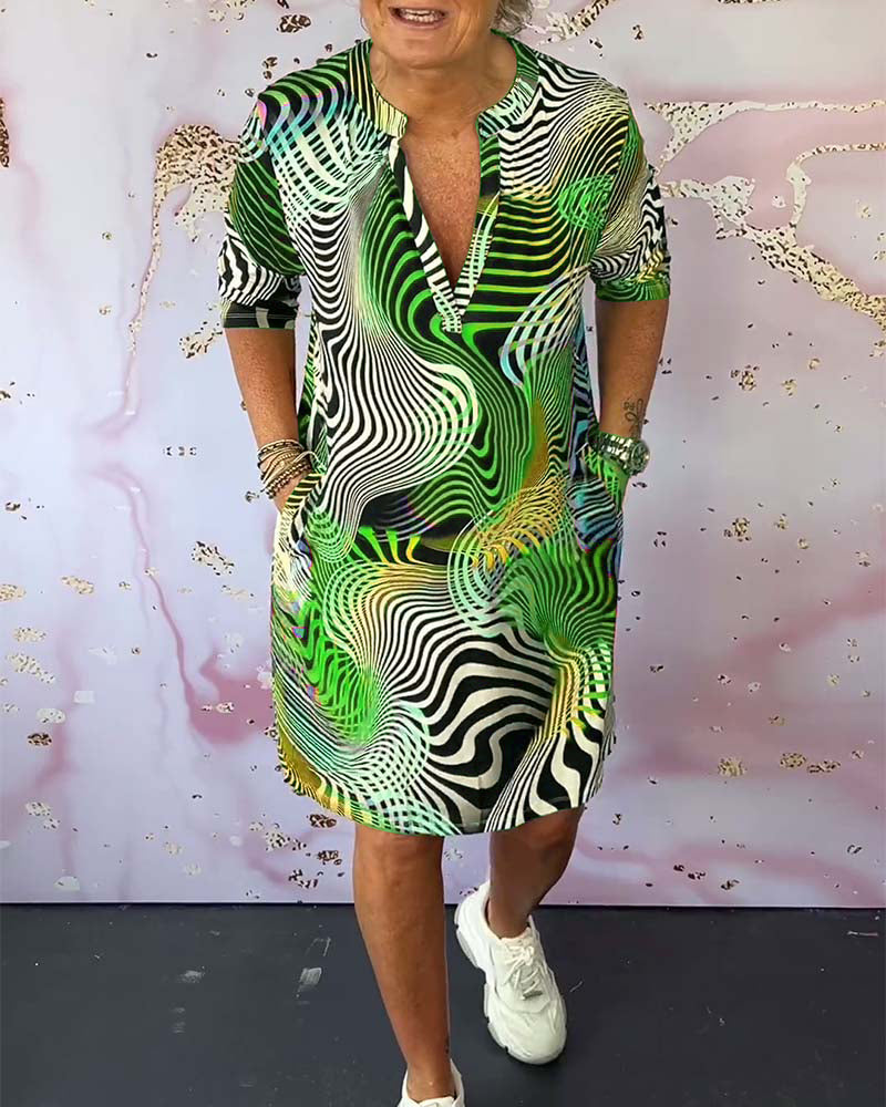 Ria™ | Robe V en couleur