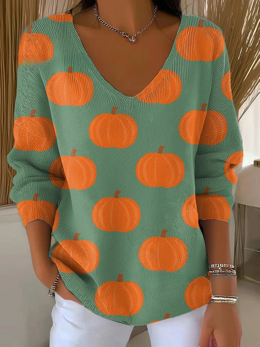 MP – Pull en tricot avec décolleté en V