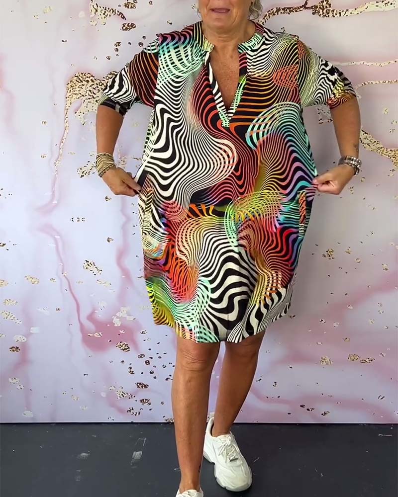 Ria™ | Robe V en couleur