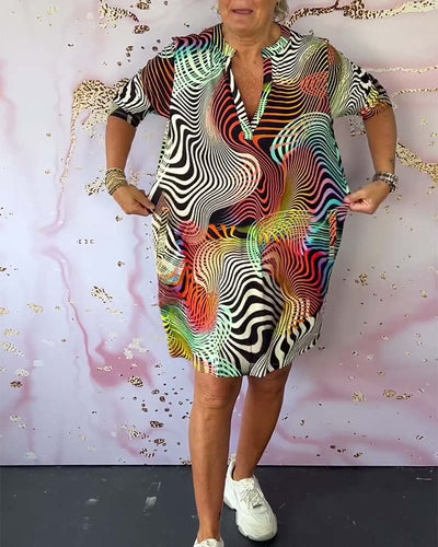 Ria™ | Robe V en couleur