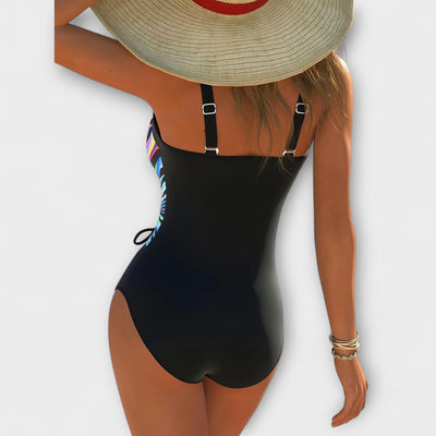 MP Clara | Maillot de bain élégant et extensible avec détail croisé sur le devant