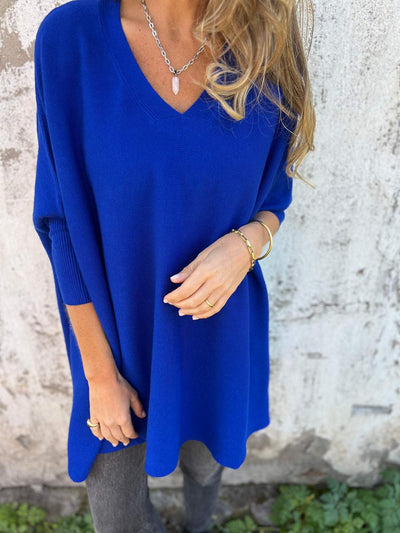 Céline | Pull Oversize à Col V Douillet