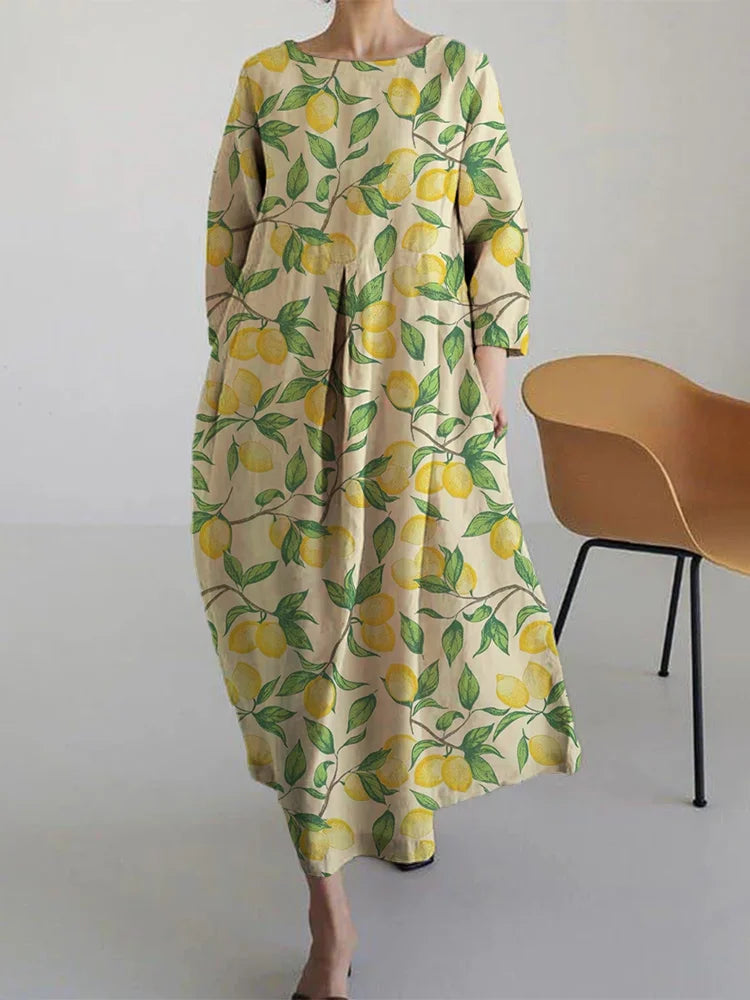 MP™ AURORA | Robe Midi Fleurie avec Confort Aéré et Style Méditerranéen Parfait pour l'Été