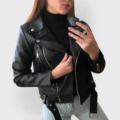 MP | Veste en cuir décontractée et résistante