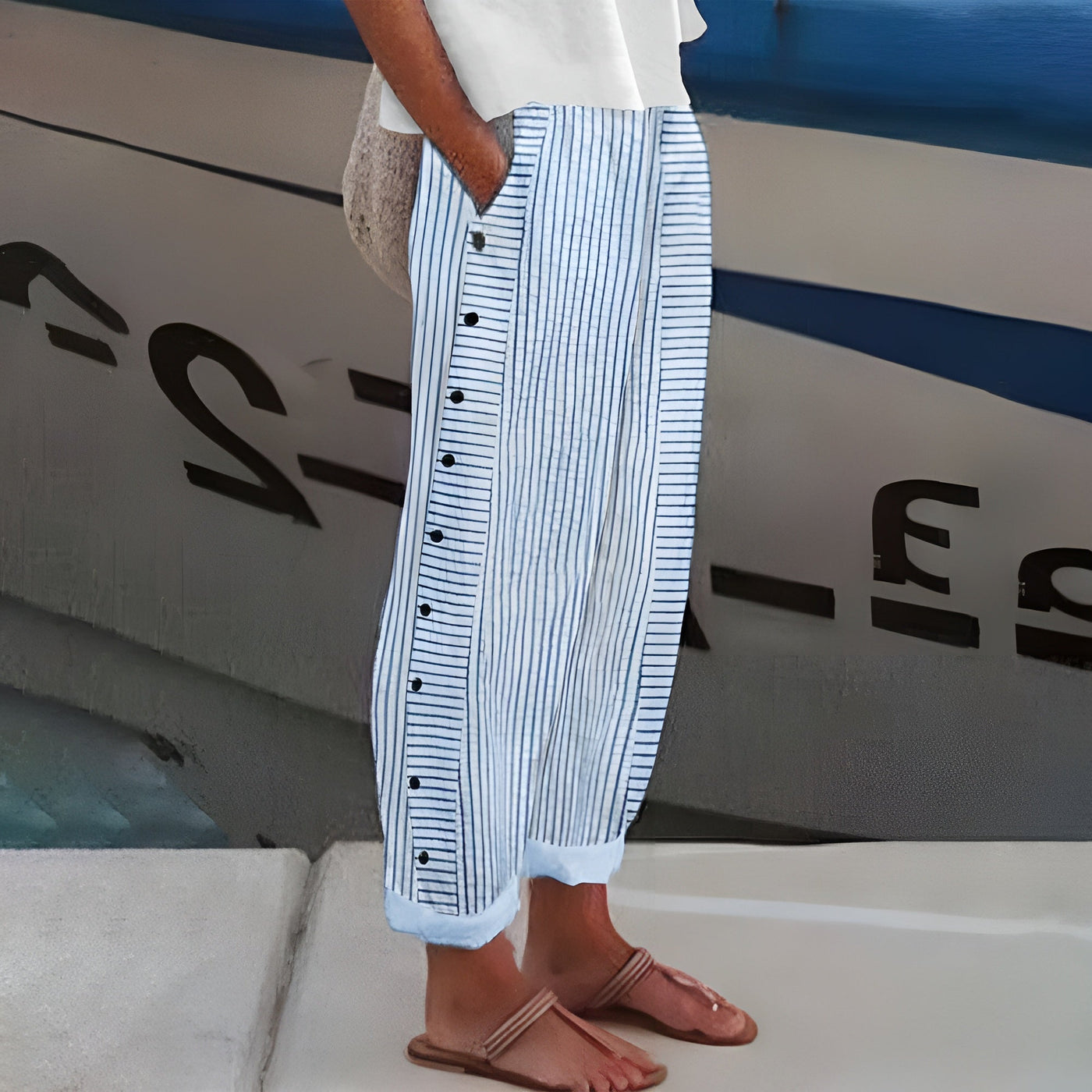 Sandrine | Pantalon en lin