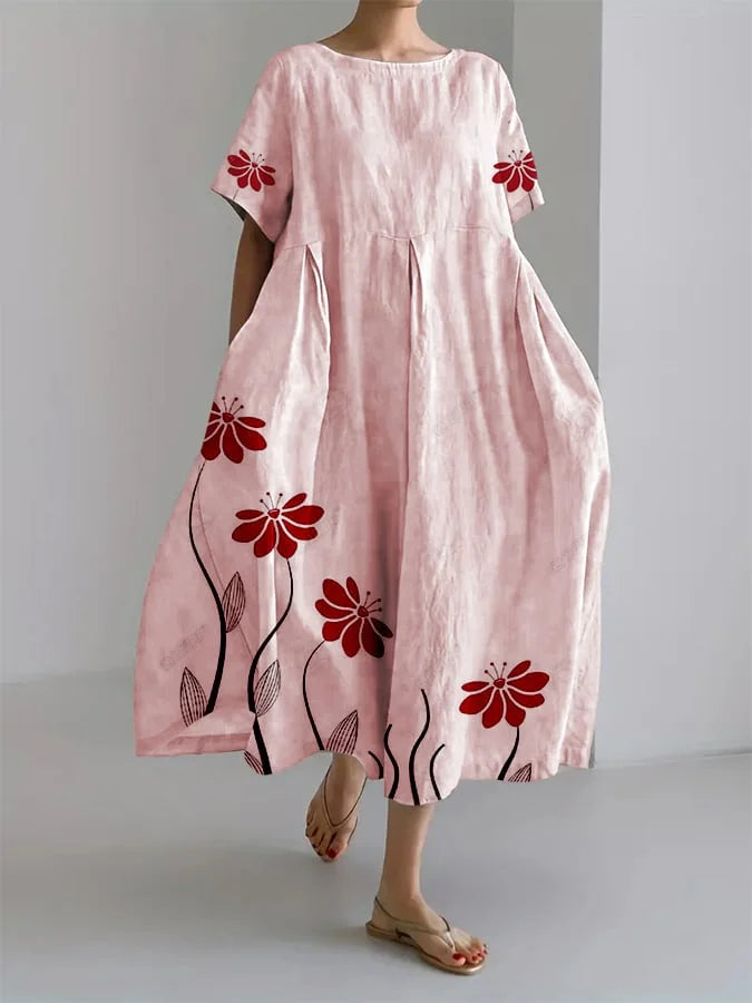 MP™ SABRINA | Robe Longue Fleurie avec Élégance Naturelle et Confort Maximum pour Chaque Moment Informel