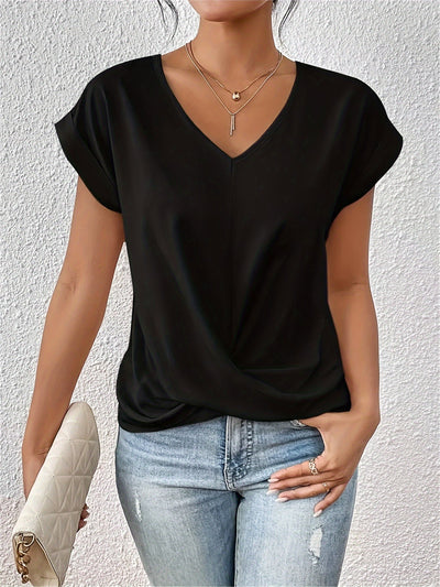 Heidi - T-shirt décontracté avec décolleté en cœur