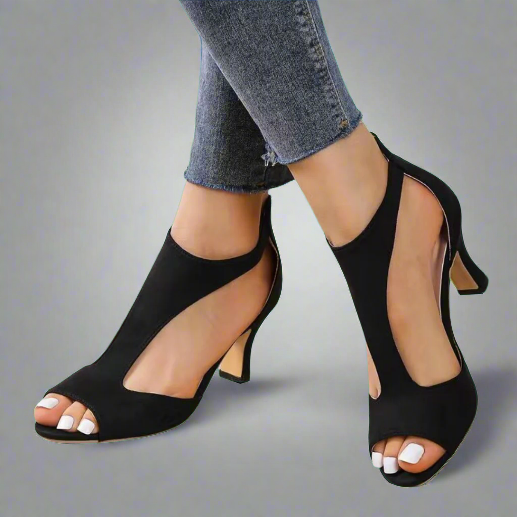Heidrun™ | Sandales Élégantes à Talons Confortables