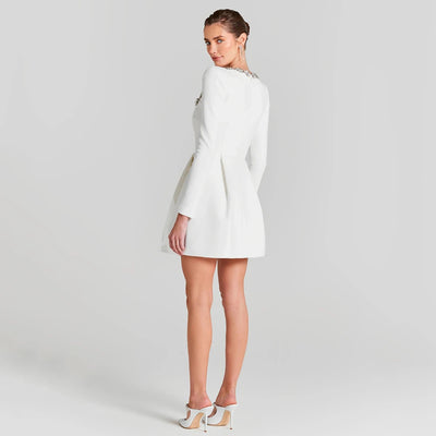 Barbara - Robe mini en velours