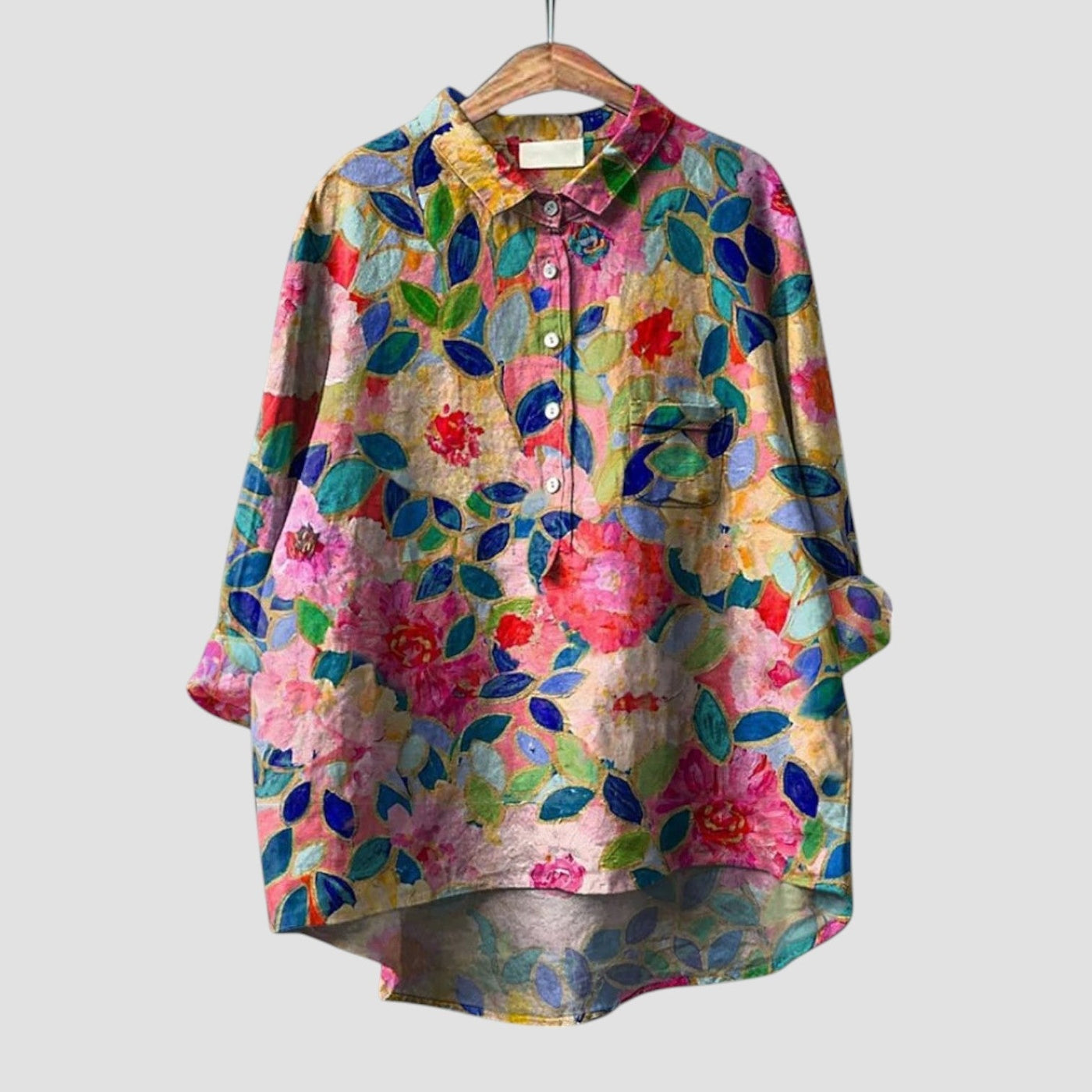 ZÉLIA | Chemise Fleurie Confortable et Tendance