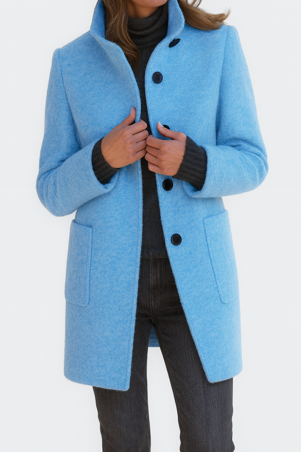 Stella™ | Veste Femme avec Col Haut