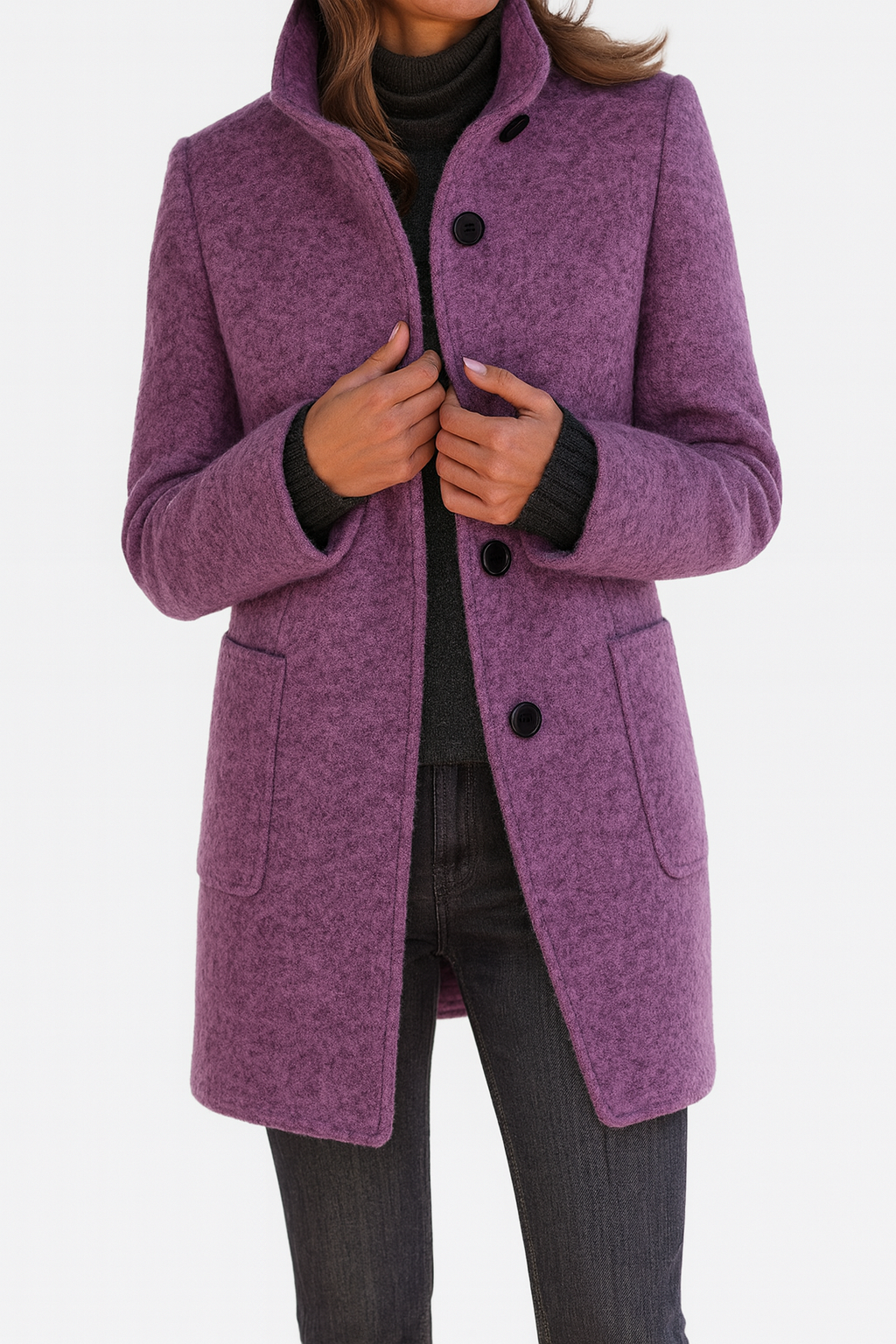 Stella™ | Veste Femme avec Col Haut