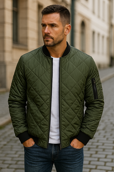 Han - Veste en Coton à Motif Losange