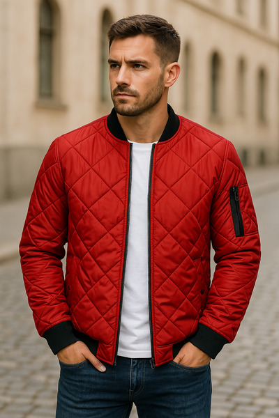 Han - Veste en Coton à Motif Losange