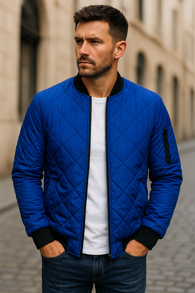 Han - Veste en Coton à Motif Losange