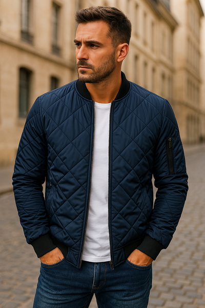 Han - Veste en Coton à Motif Losange