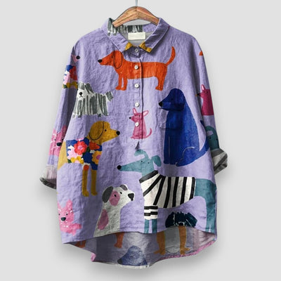 CAMILLA | Chemise Élégante pour Femme avec Imprimé Artistique