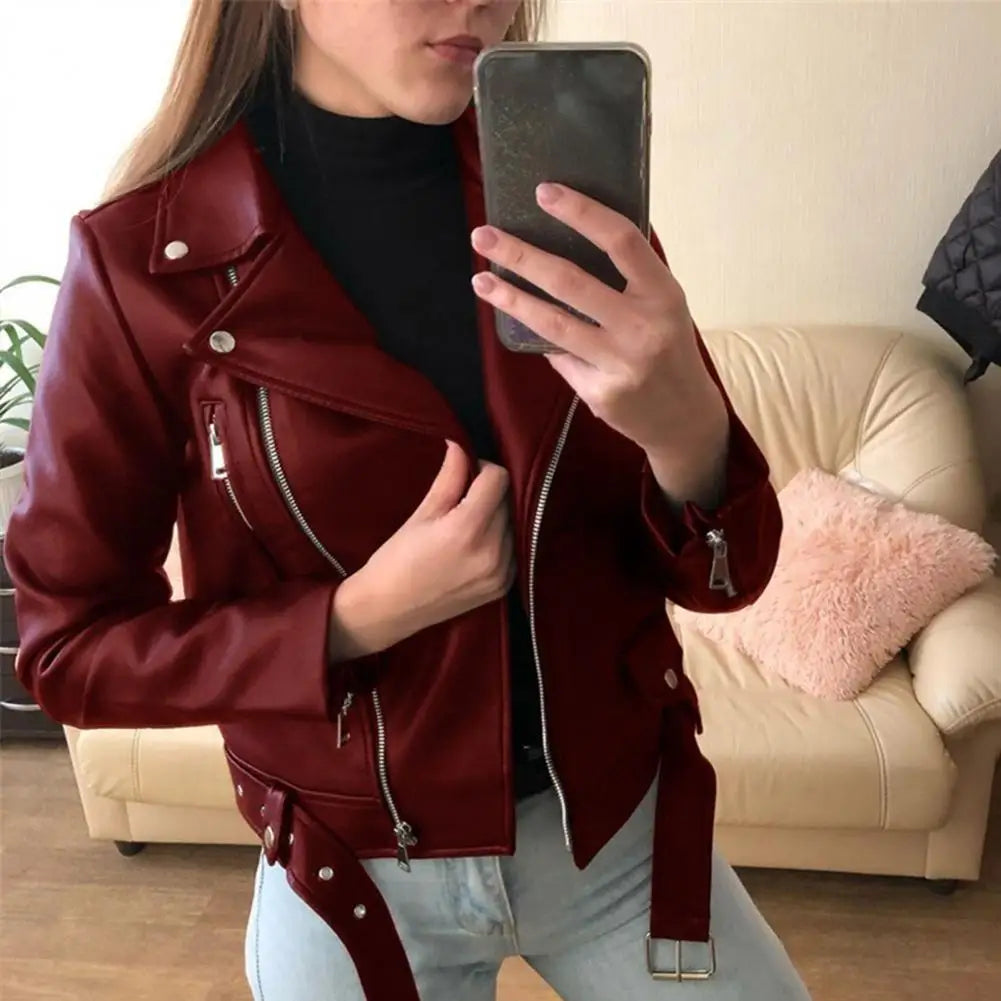 MP | Veste en cuir décontractée et résistante