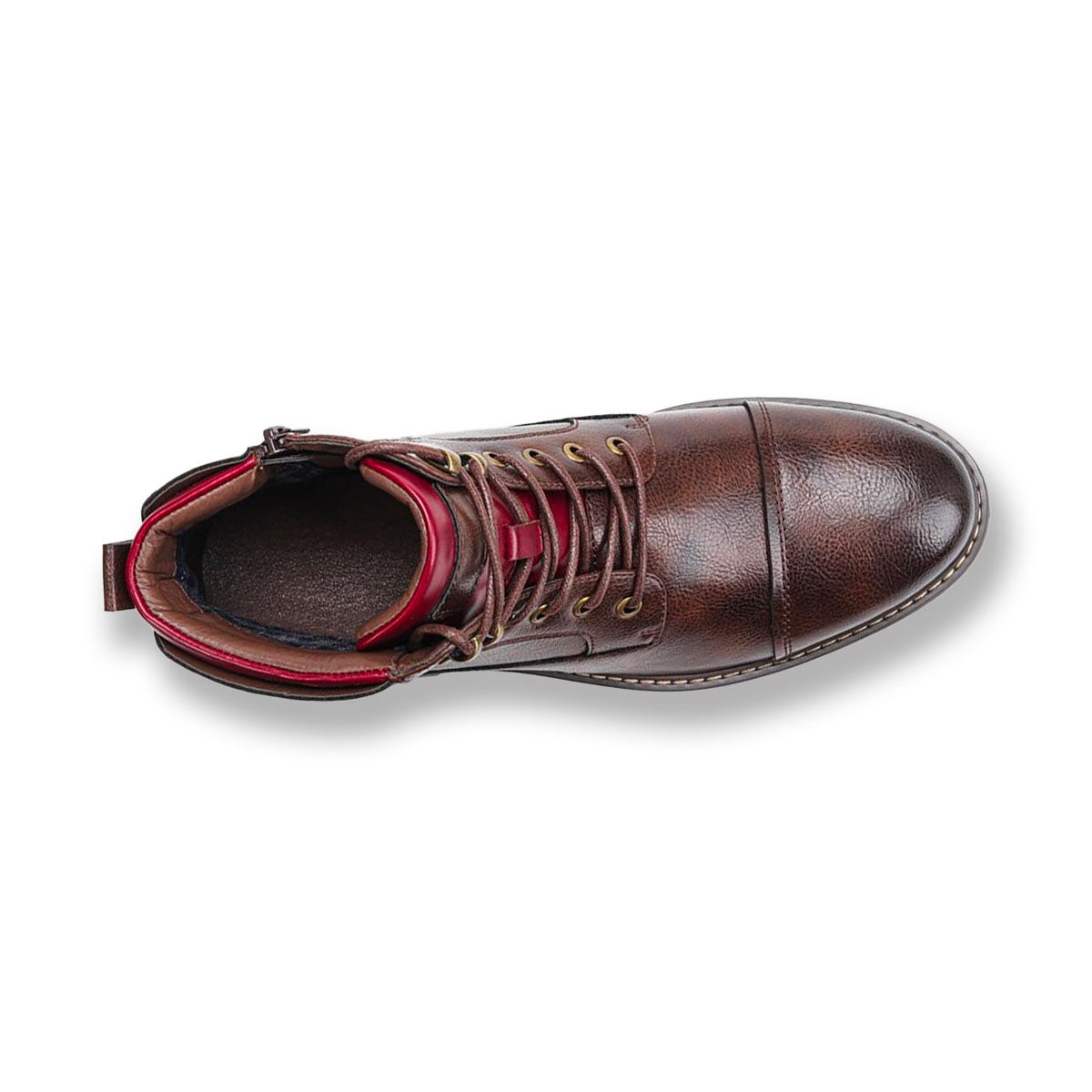 Lukas - Bottes oxford classiques en cuir vegan pour homme
