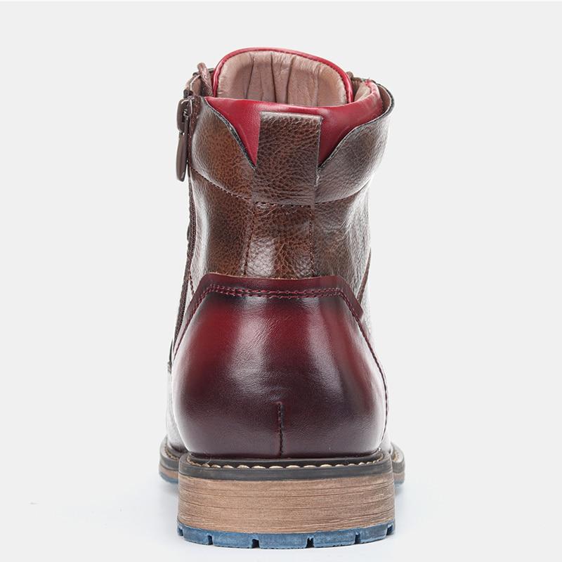 Lukas - Bottes oxford classiques en cuir vegan pour homme