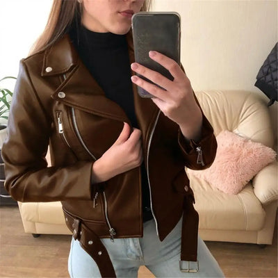 MP | Veste en cuir décontractée et résistante