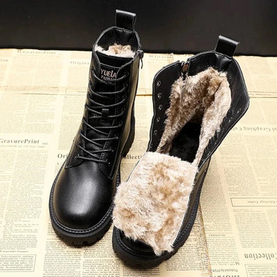 Elke™ - Bottes d'hiver modernes avec doublure