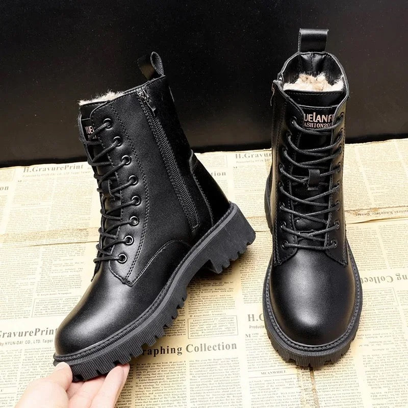 Elke™ - Bottes d'hiver modernes avec doublure