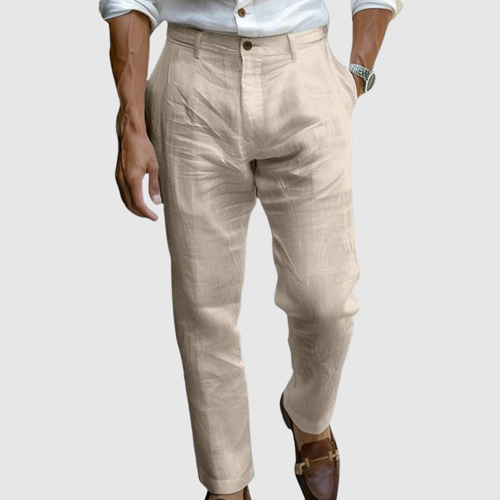Pantalons en Lin Chic Saint-Tropez