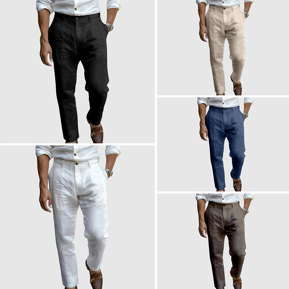 Pantalons en Lin Chic Saint-Tropez