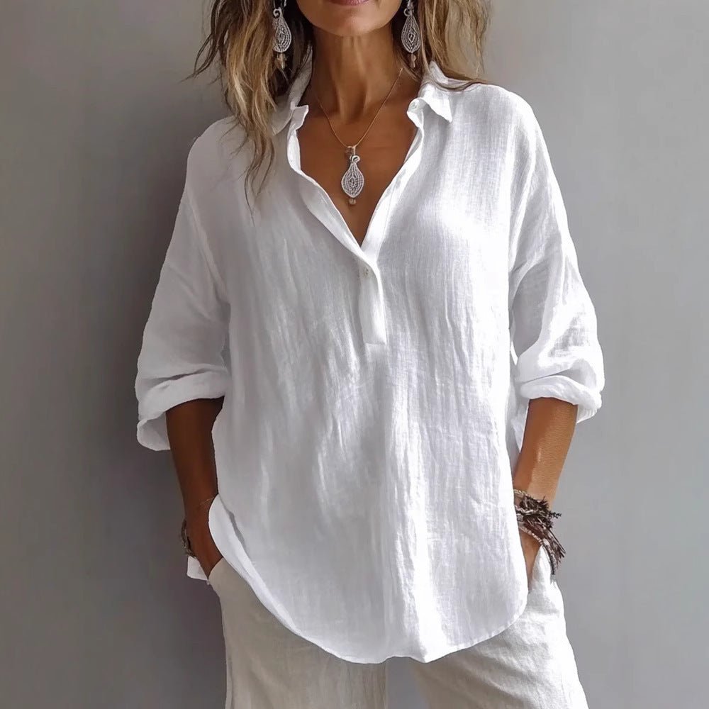 Isalina™ – Blouse Élégance Décontractée