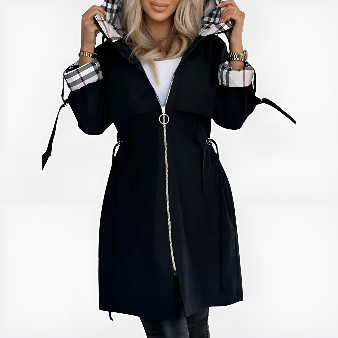 Aurélie | Manteau Femme avec Fermeture Frontale