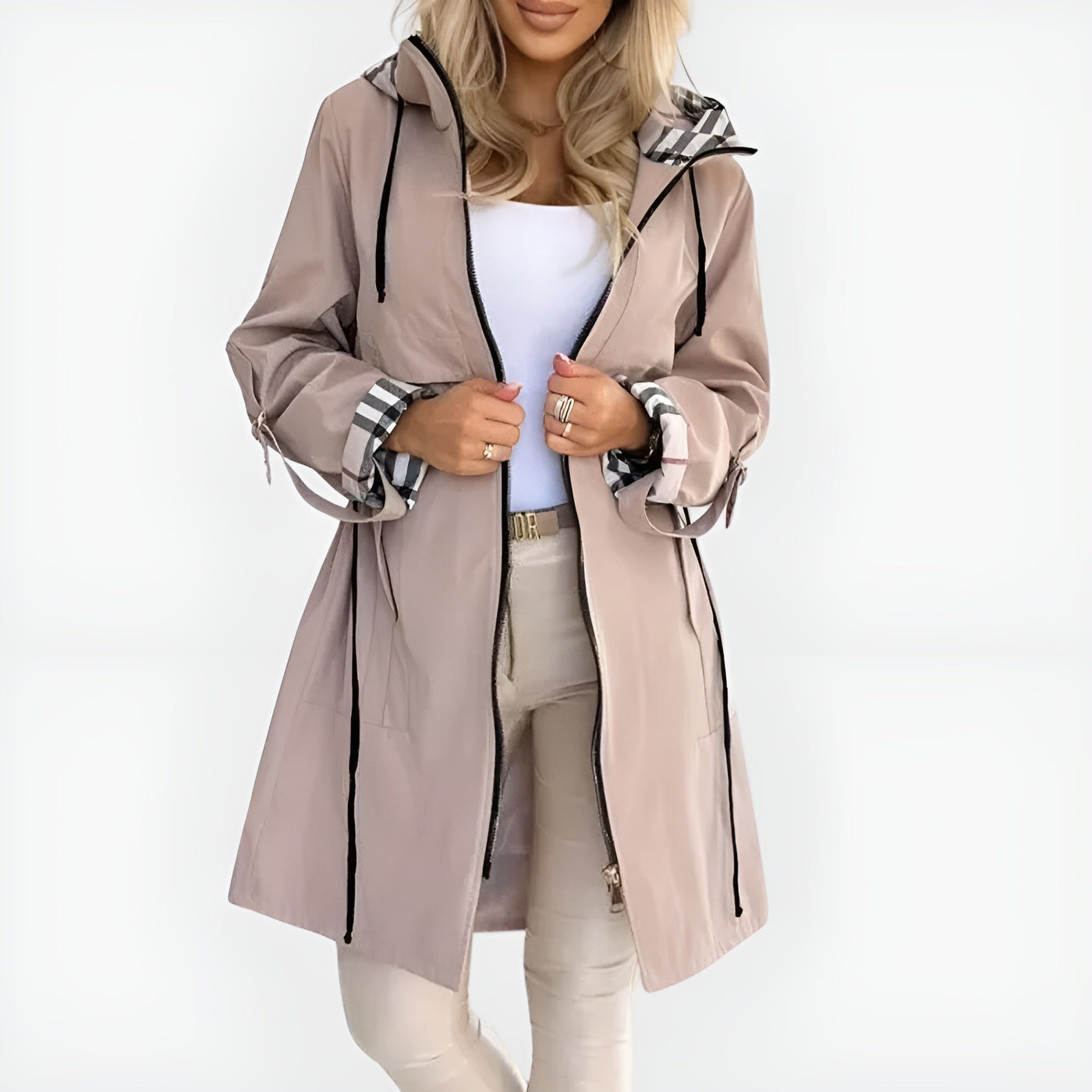 Aurélie | Manteau Femme avec Fermeture Frontale