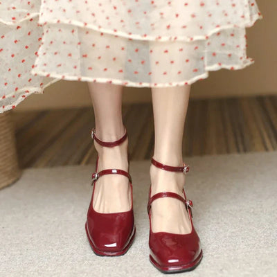 Mary Janes à Fermeture Élégante