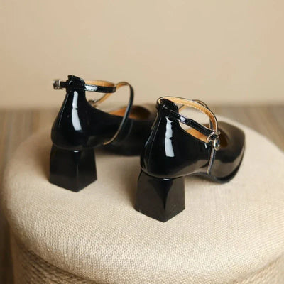 Mary Janes à Fermeture Élégante