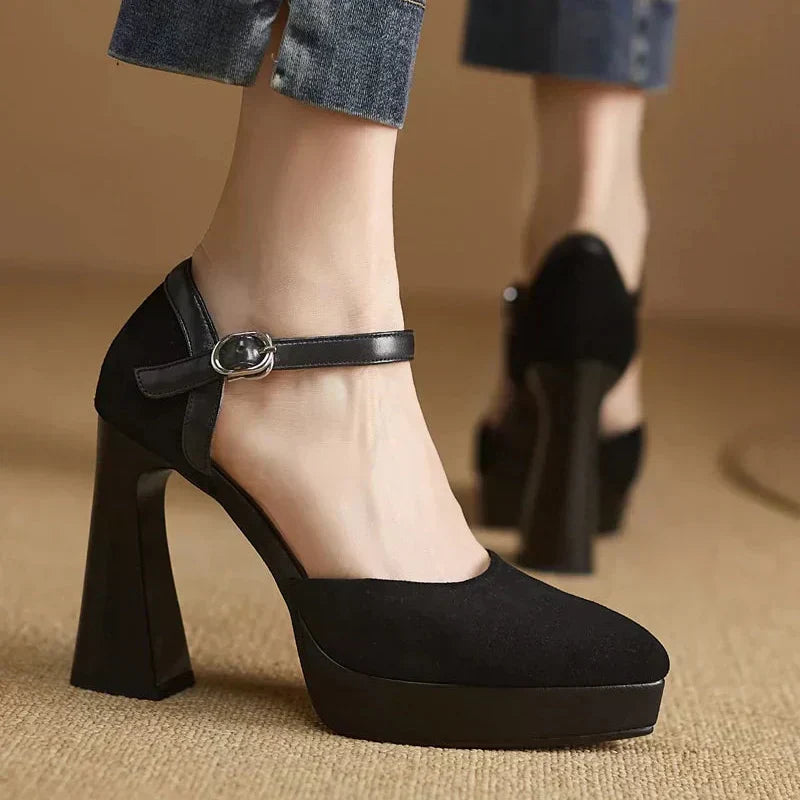 Celeste Élégante Mary Janes