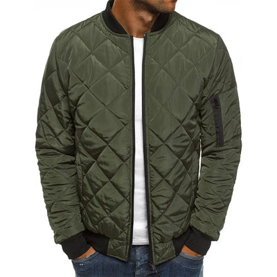 Dale | Veste en coton avec motif en losange