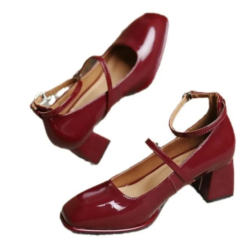 Mary Janes à Fermeture Élégante