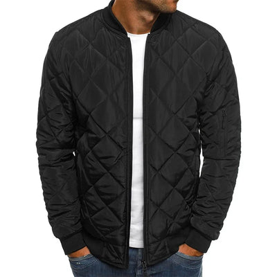 Dale | Veste en coton avec motif en losange