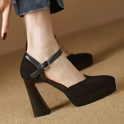Celeste Élégante Mary Janes