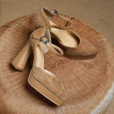 Celeste Élégante Mary Janes