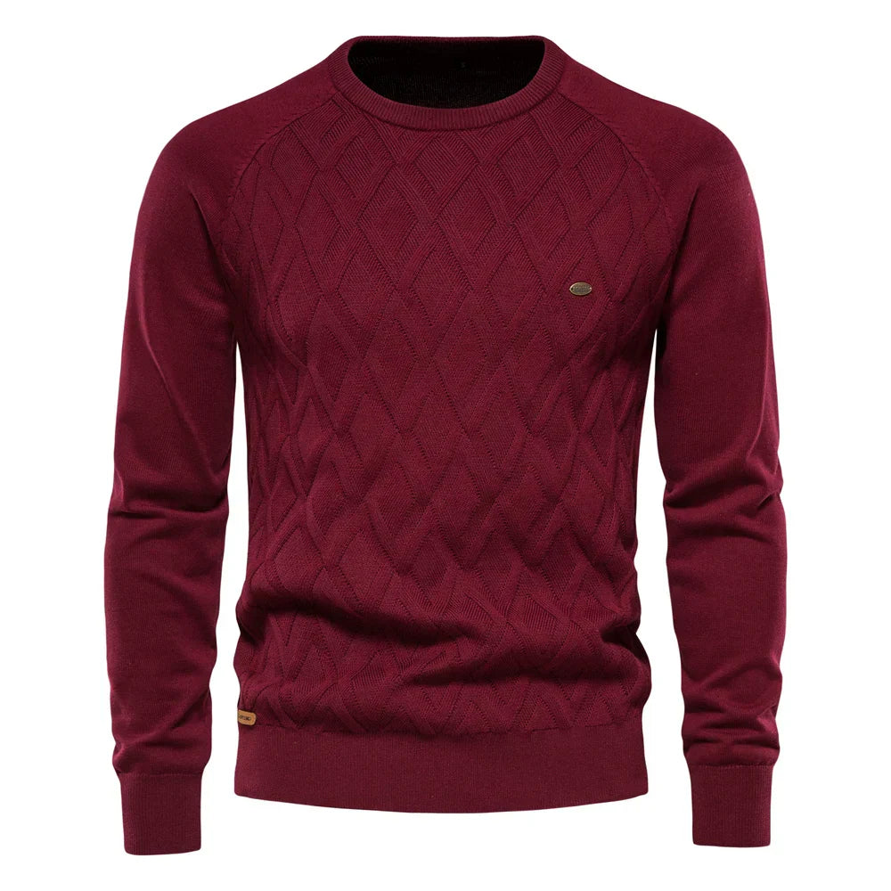 MP® | Pull pour homme avec design à carreaux