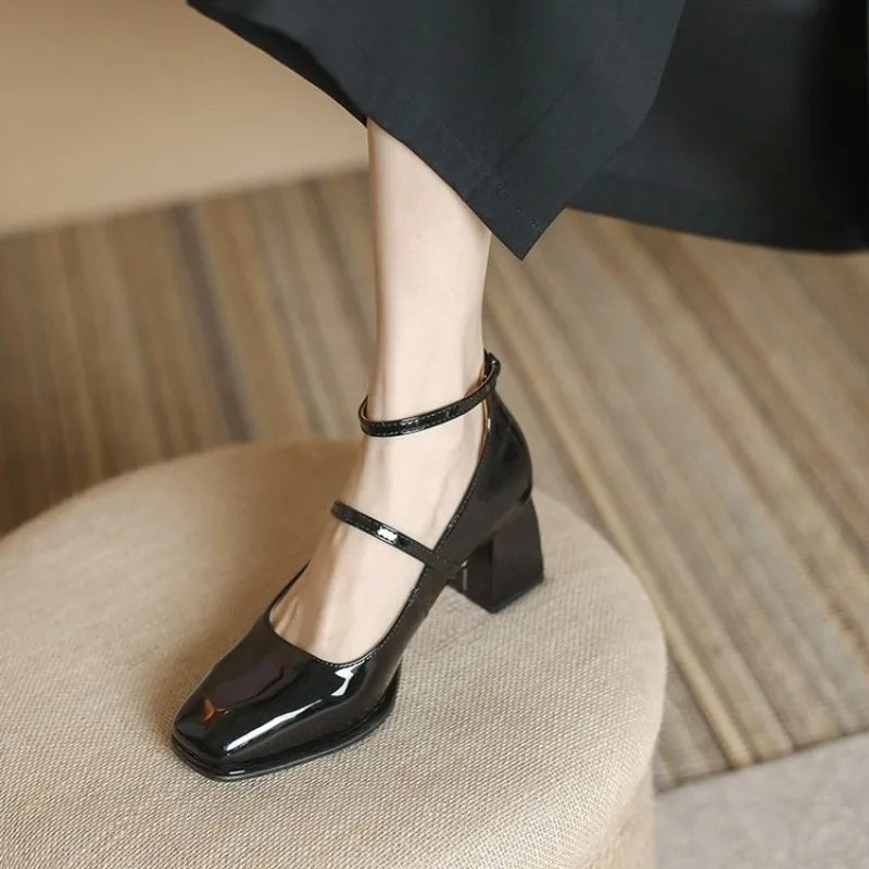 Mary Janes à Fermeture Élégante