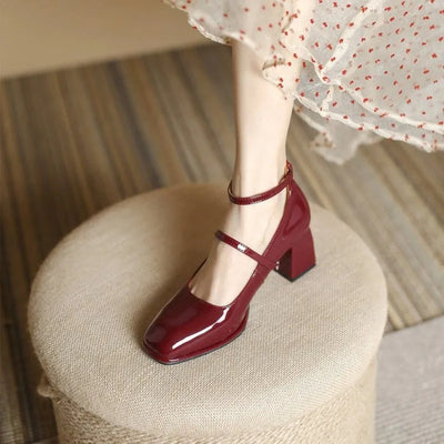 Mary Janes à Fermeture Élégante